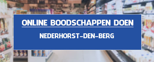 boodschappen bezorgen Nederhorst den Berg